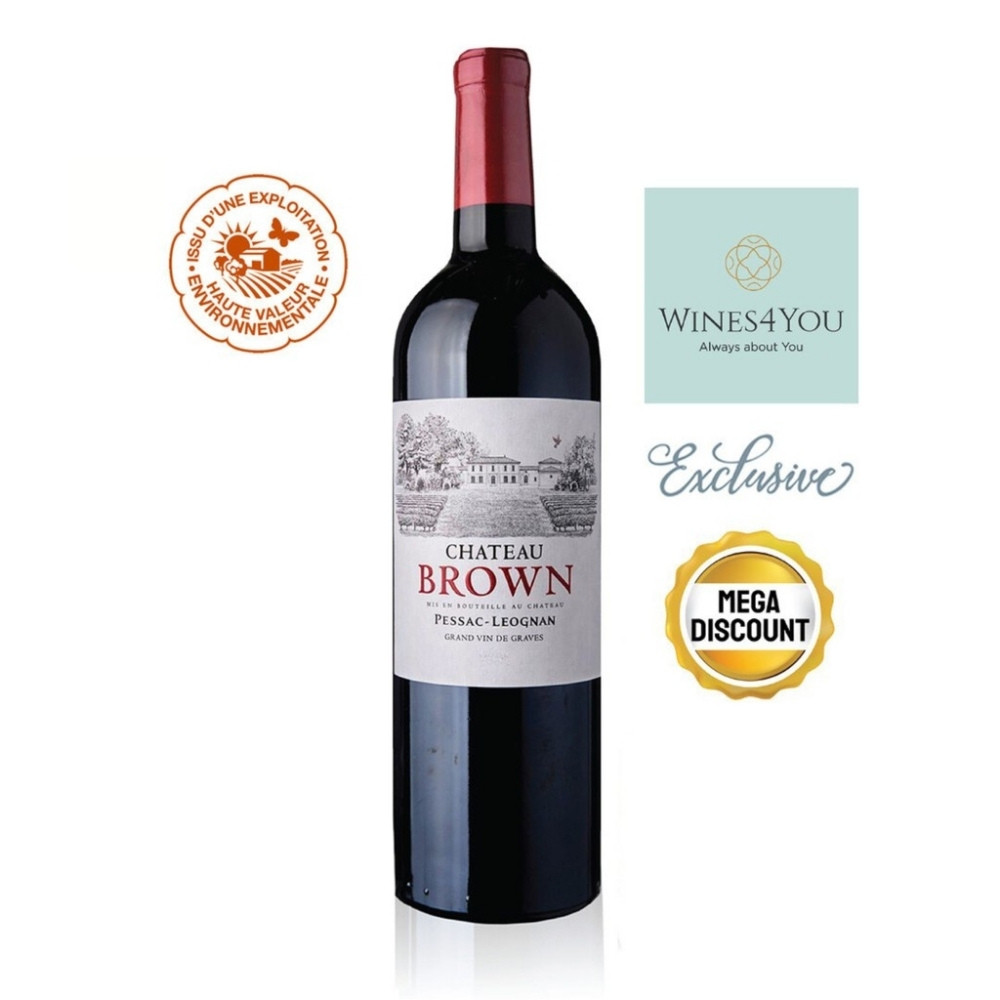 Chateau Brown Pessac Leognan Rouge France Red Wine 2017
